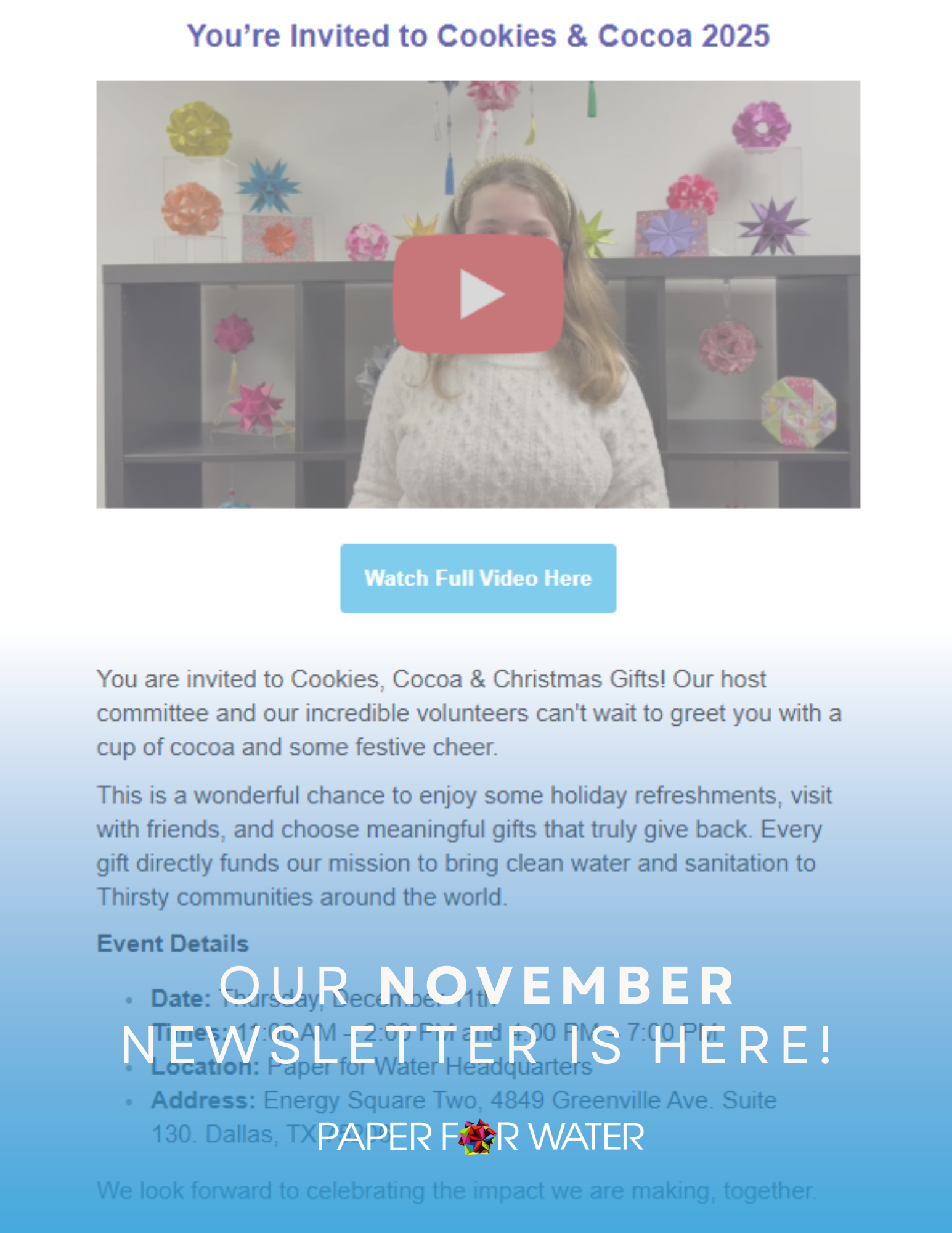 November 2025 Newsletter